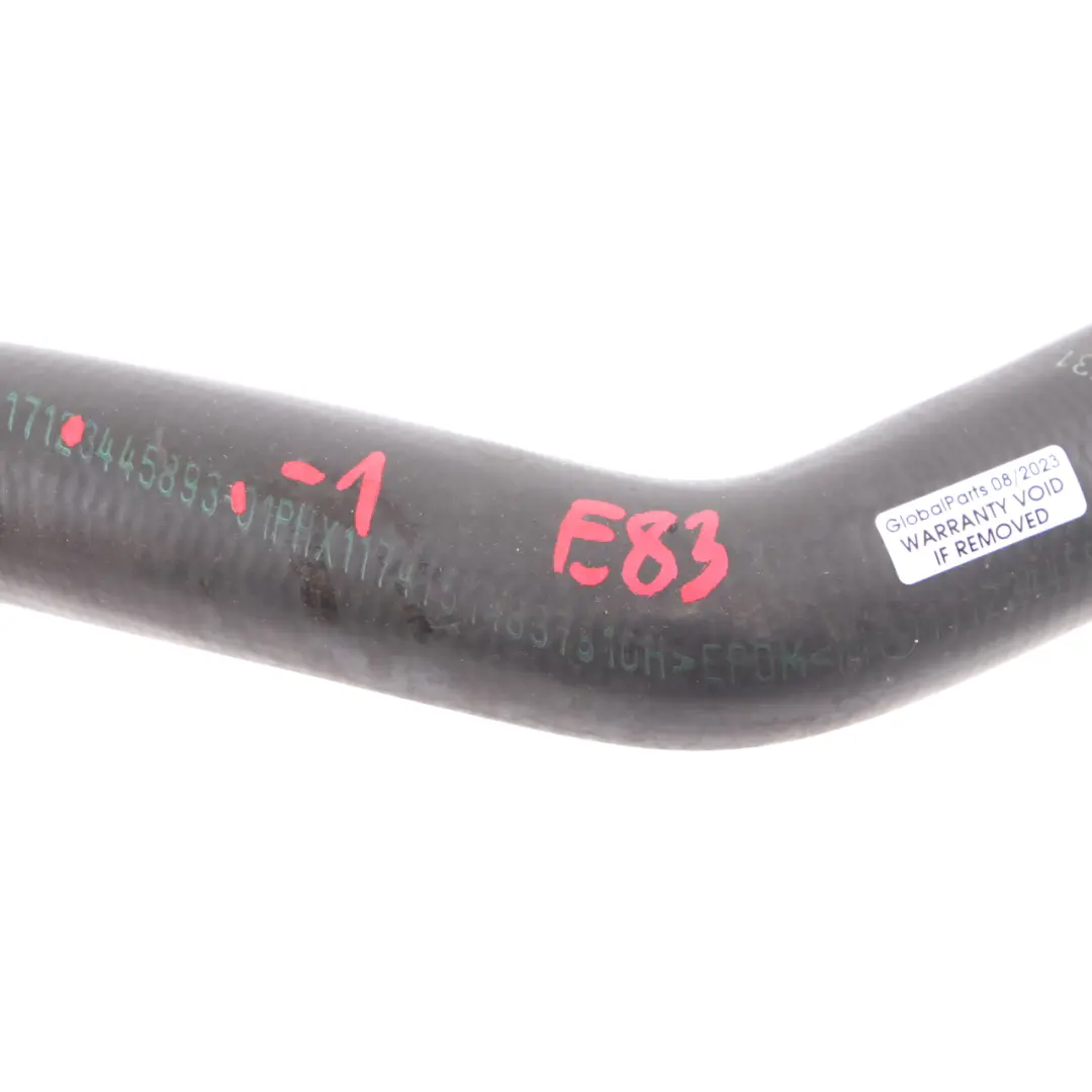 BMW X3 Series E83 LCI 1.8d 2.0d N47 Radiator Water Pipe Coolant Hose 3445893