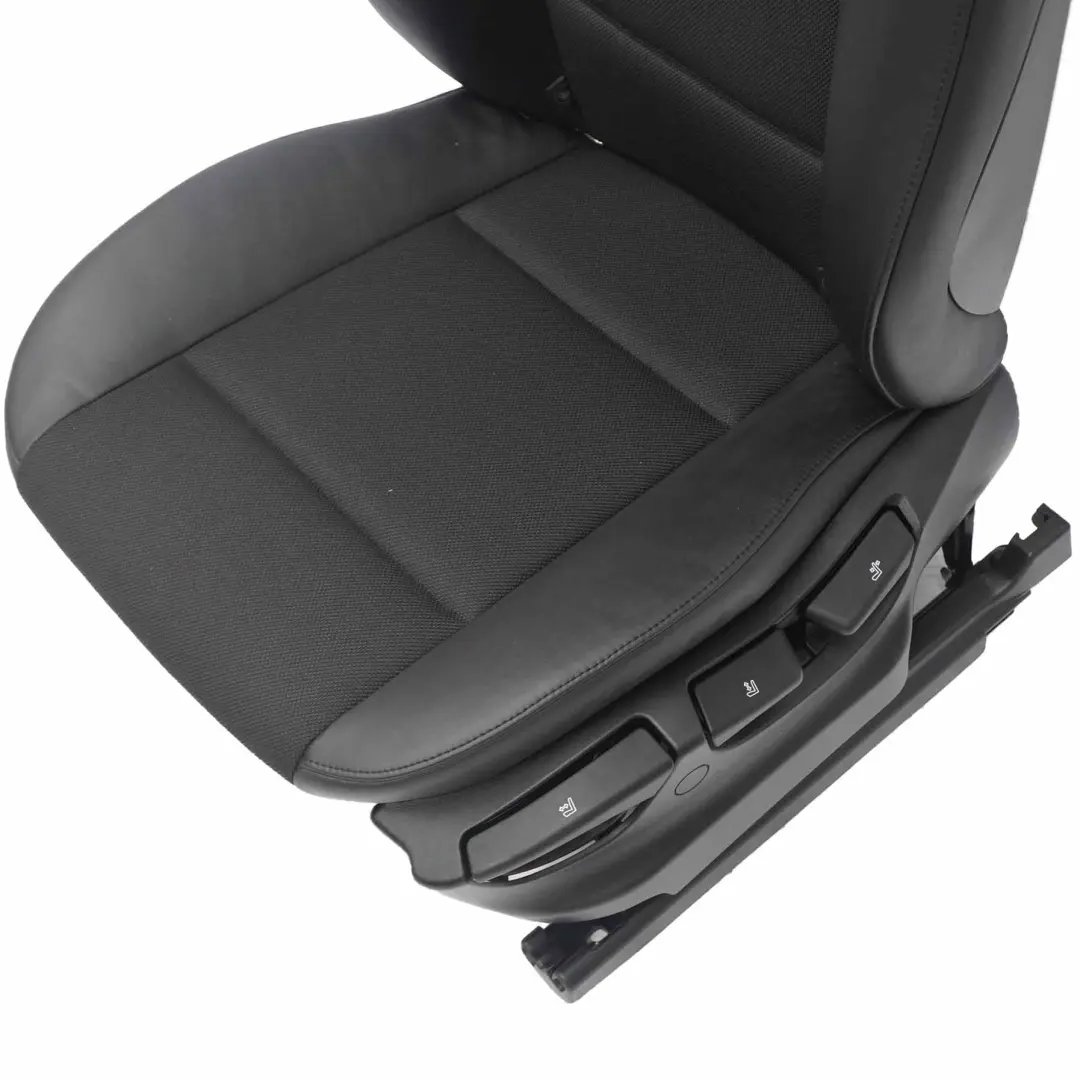 BMW E83 LCI M Sport Delantero Izquierdo Asiento Tela Cuero Pearlpoint Antracita