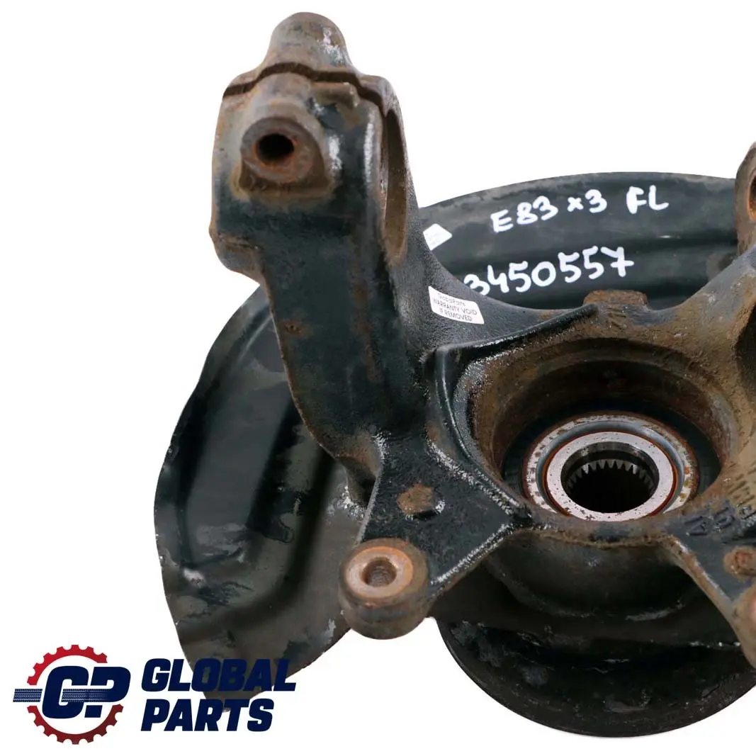 BMW E83 Suspension Delantera Izquierda Cubo De Rueda 3450557