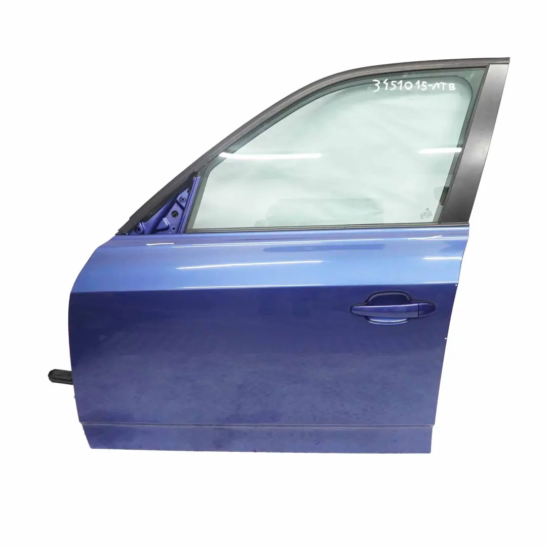 BMW X3 E83 Door Front Left N/S Montegoblau Montego Blau Metallic - A51