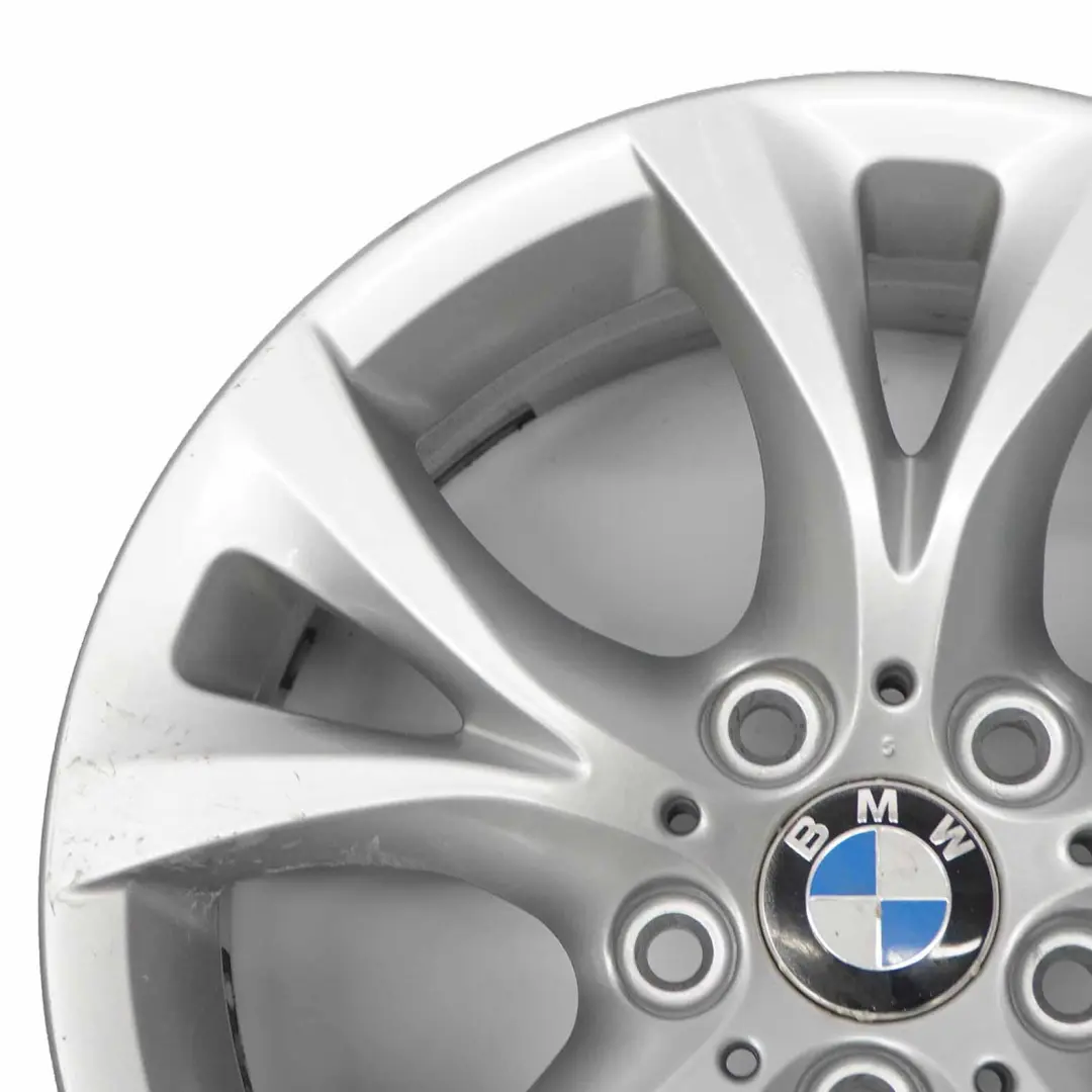 BMW X3 E83 Silberne Leichtmetall felge 17" V-Speiche 279 8J ET:46 3451879