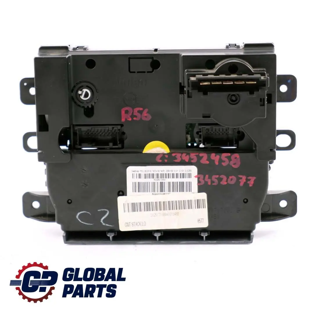 Mini Clubman R55 R56 Cooper Calefaccion Unidad De Control Interruptor 3452458