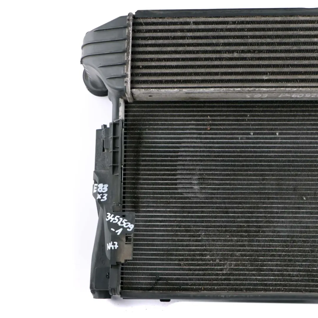 BMW X3 E83 Complete Set Engine Radiator Fan with Housing Diesel 400W
