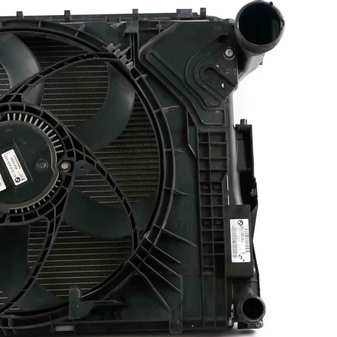 BMW X3 E83 Complete Set Engine Radiator Fan with Housing Diesel 400W