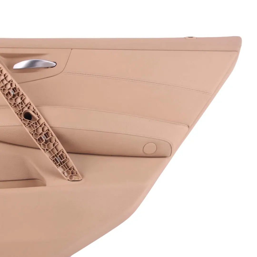 BMW X3 E83 LCI Door Card Trim Rear Right O/S Lining Leather Sand Beige 3453886