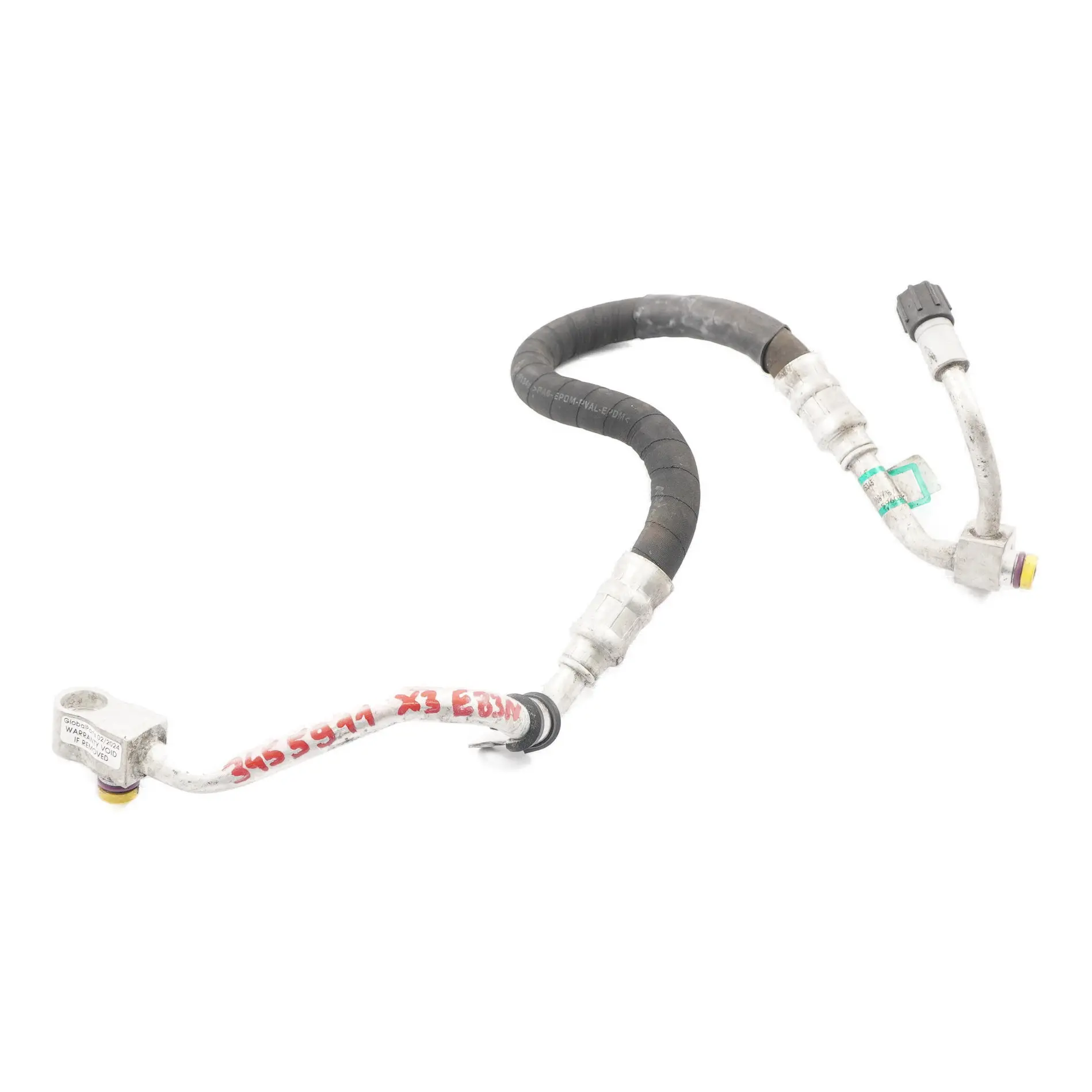 Coolant Line BMW X3 E83 LCI 3.0sd Pressure Hose Compressor Condenser 3455911