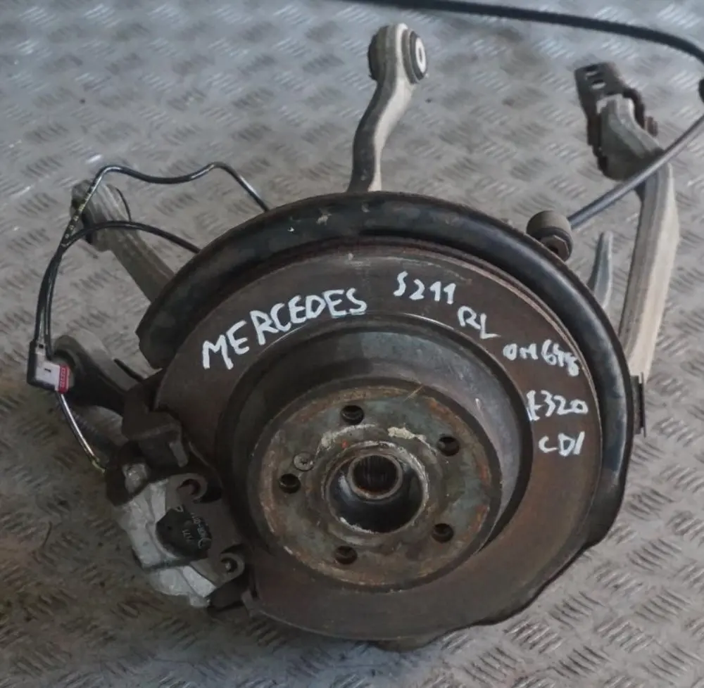 Mercedes-Benz E-Class W211 S211 Rear Left N/S Suspension Leg Brake Wheel Hub