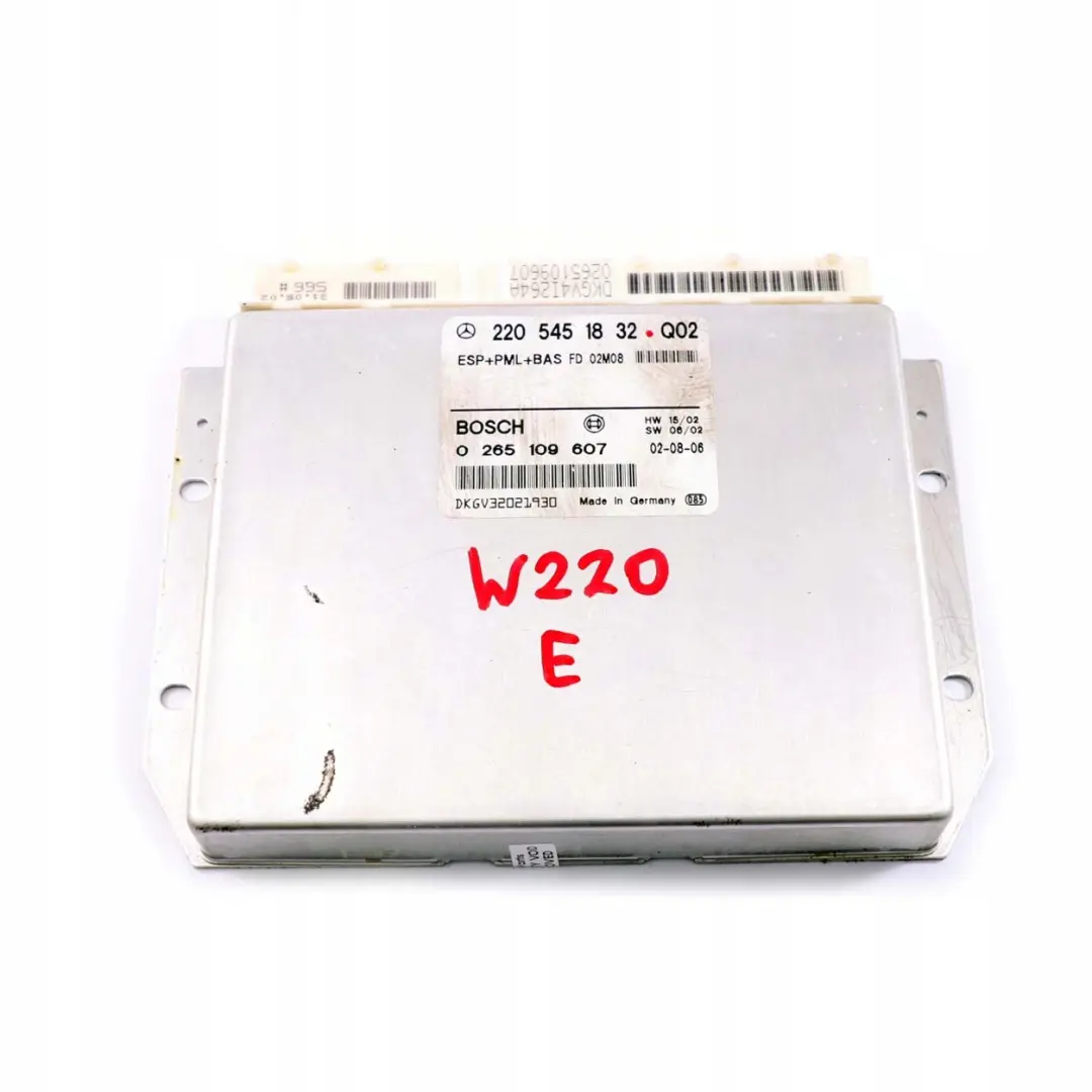 Mercedes-Benz CL S C215 W220 ESP PML BAS Control Unit Module ECU A2205451832