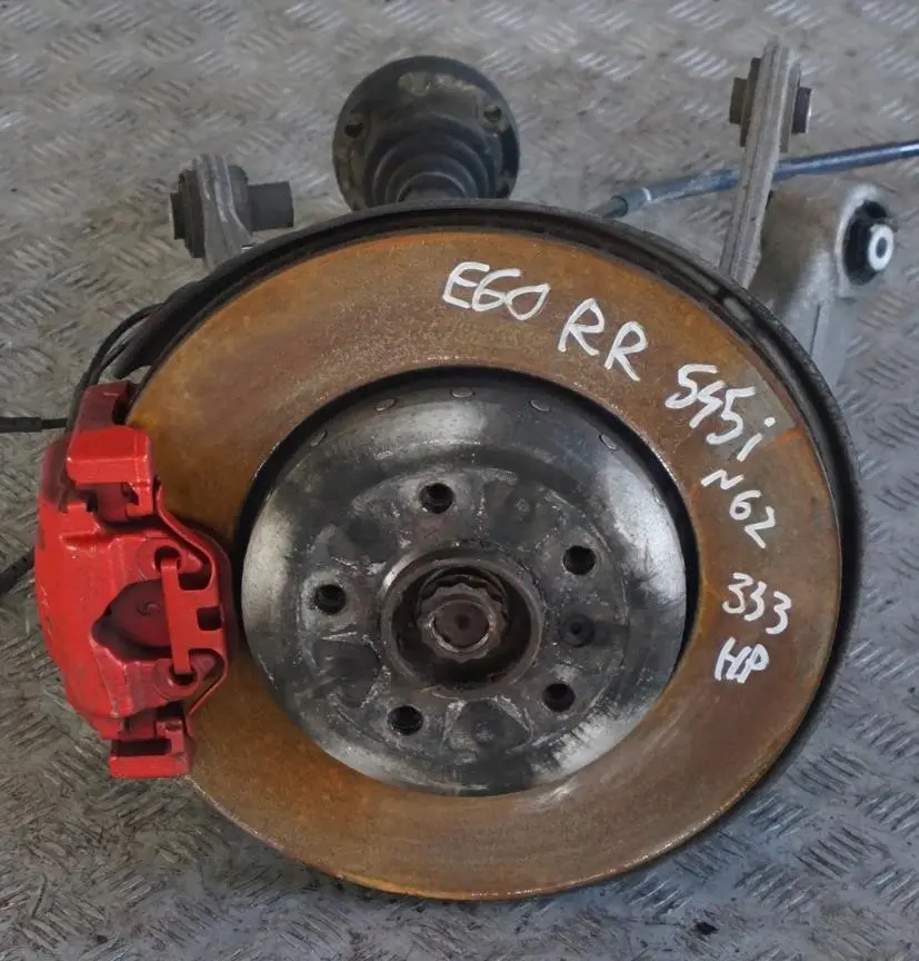 BMW 5 E60 545i N62 Rear Right O/S Hub Leg Carrier Brake Disc Caliper