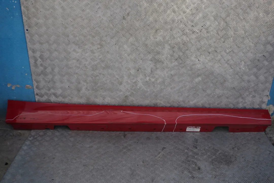 BMW E90 E91 LCI Sill Strip Faldon Lateral Derecho Karmesinrot Rojo Carmesi