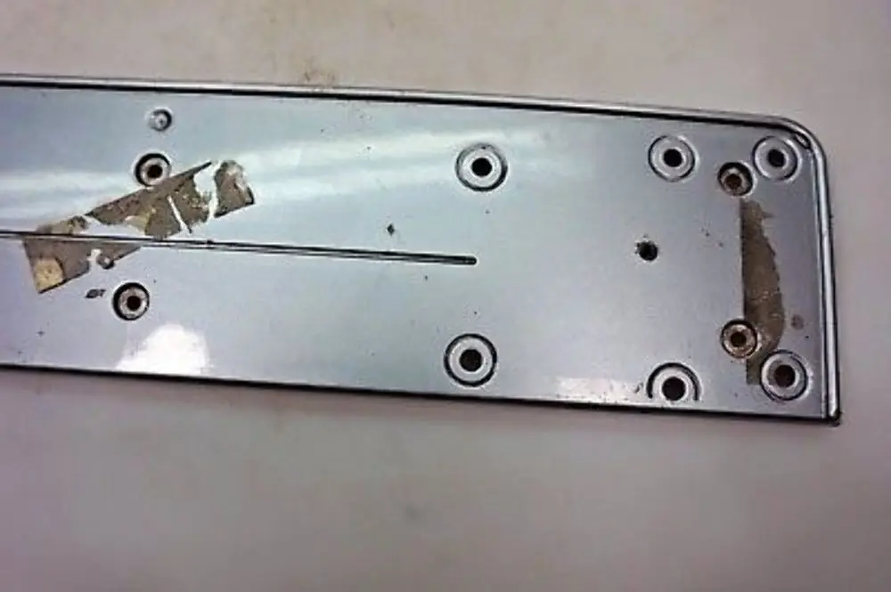M-Sport Licence Plate Holder Base 7897181 BMW 5 Series E60 E61 LCi - SKU 394347 - Part number 394347