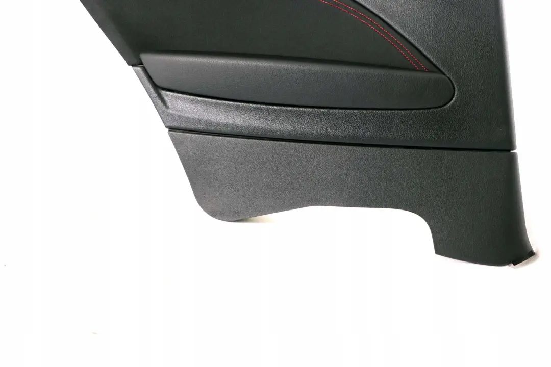 BMW F21 Trasero Izquierdo Lateral Panel Revestimiento Tela Antracita Rojo