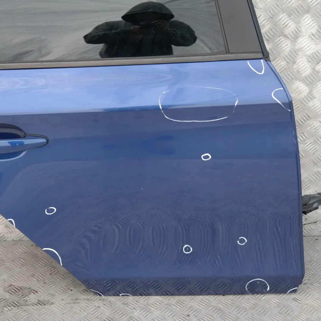 BMW 1 Series E87 E87N Door Rear Right O/S Montegoblau Montego Blau Blue Metallic