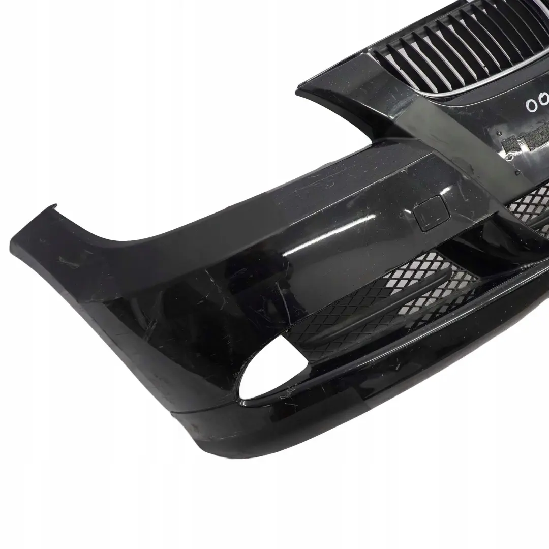 BMW 3 Series E90 E91 3 Complete Front Bumper Trim Panel Black Sapphire - 475