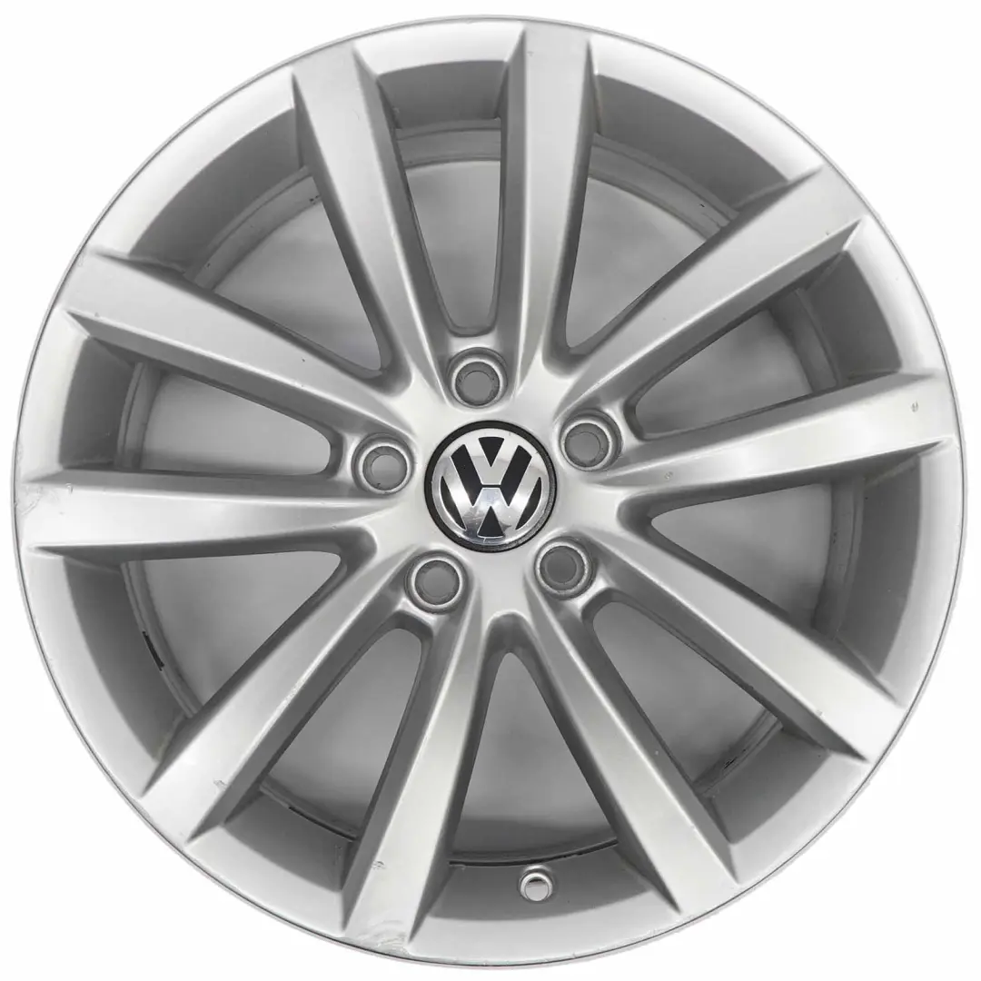 VW Volkswagen Passat B7 Llanta Aleación Plateada 17" ET:47 7,5J 3AA601025AD