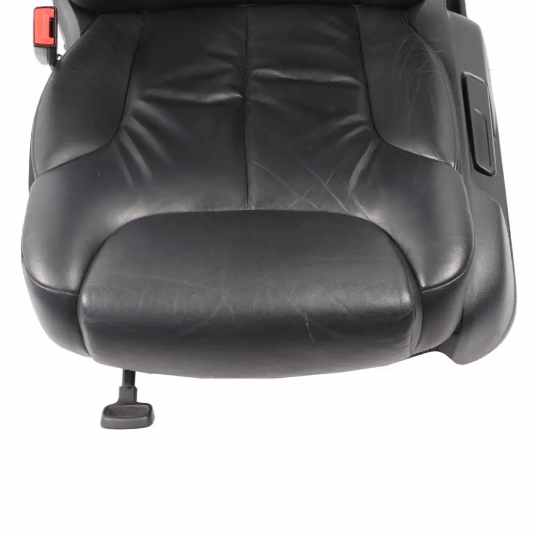 Front Seat Volkswagen Passat B6 Left N/S Leather Black Heated