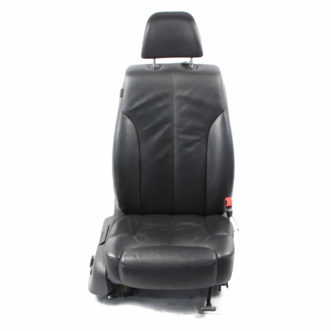 Front Seat Volkswagen Passat B6 Right O/S Leather Black Heated