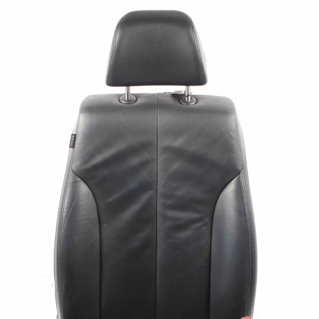 Front Seat Volkswagen Passat B6 Right O/S Leather Black Heated