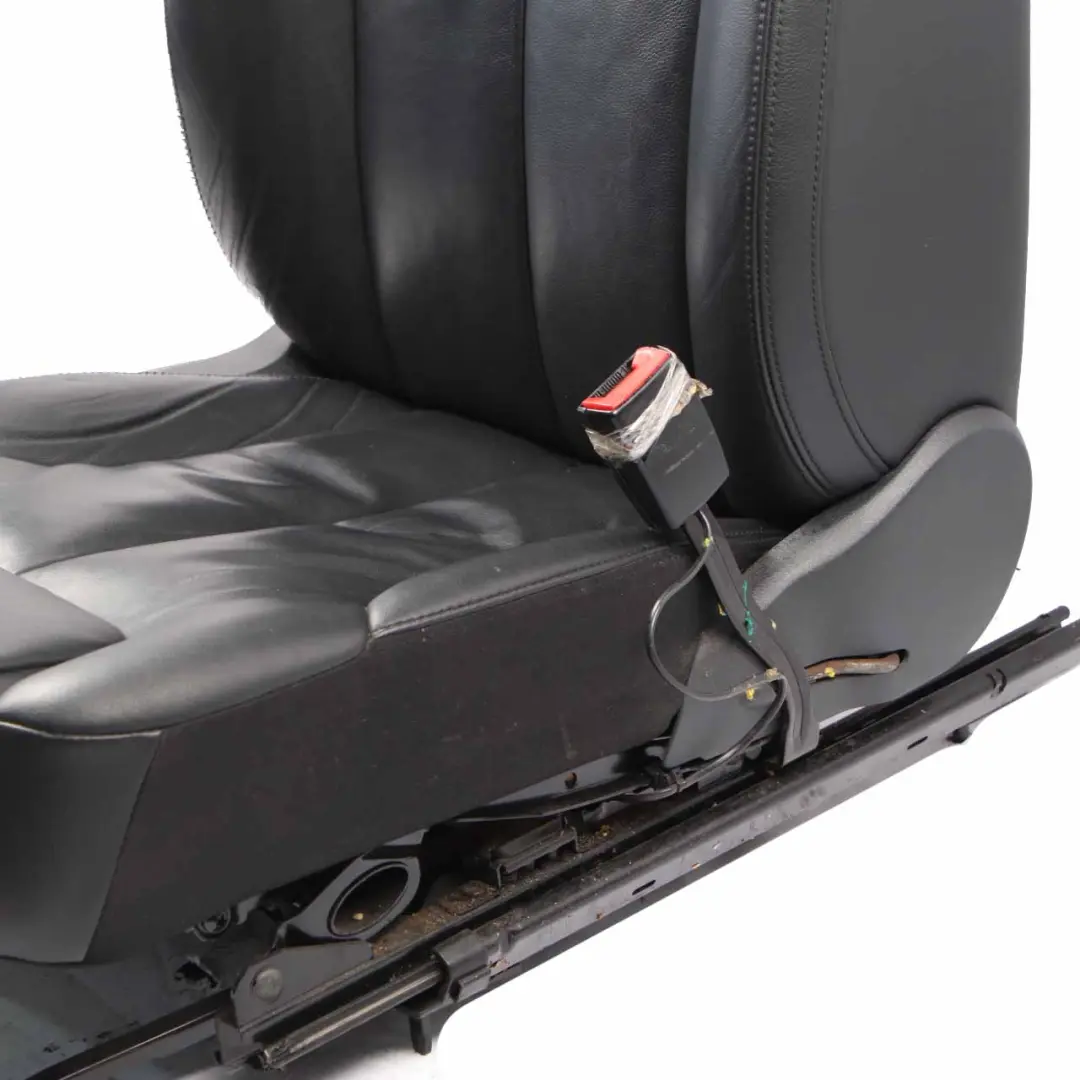 Front Seat Volkswagen Passat B6 Right O/S Leather Black Heated