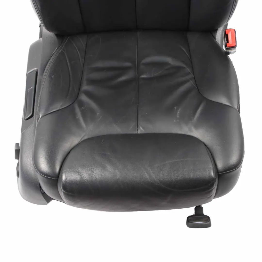 Front Seat Volkswagen Passat B6 Right O/S Leather Black Heated