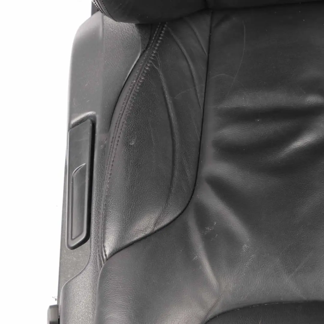 Front Seat Volkswagen Passat B6 Right O/S Leather Black Heated