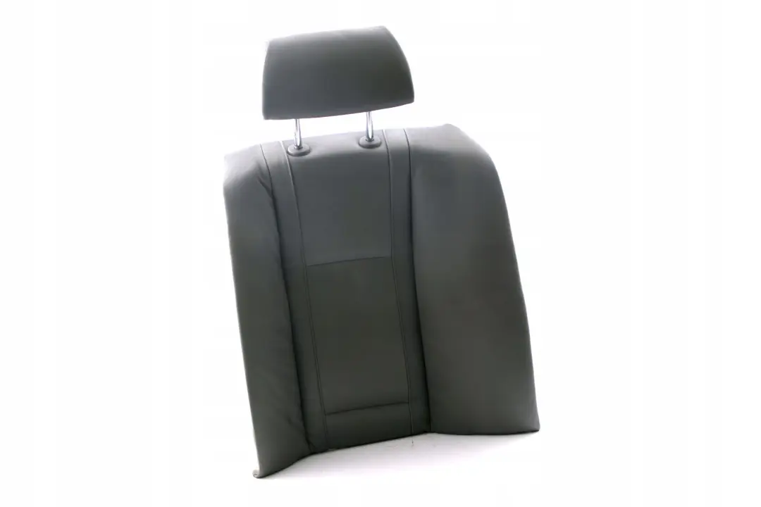 BMW E65 E66 Asiento Trasero Izquierdo Funda Respaldo Cuero Gris