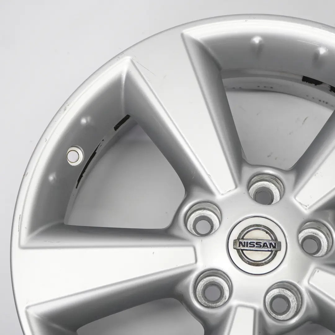 Nissan Qashqai J10 Silver Alloy Wheel Rim 17" ET:40 6.5J 40300EY17C