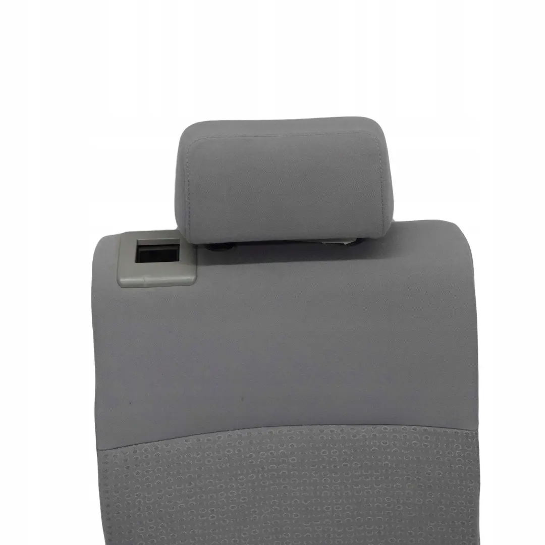 BMW E46 Touring Asiento Trasero Derecho Funda Respaldo Tela Jacquard Gris