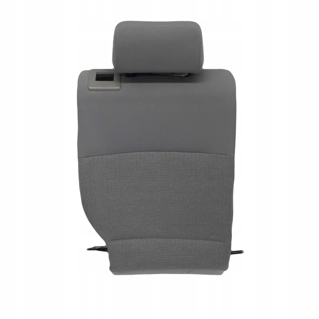 BMW E46 Touring Asiento Trasero Derecho Funda Respaldo Tela Jacquard Gris