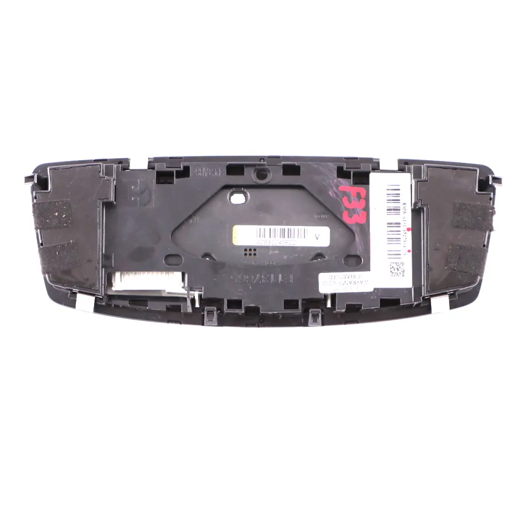 BMW 4 F33 F83 M4 Techo Centro Función Luz Panel Interruptor Unidad Negro 4527904