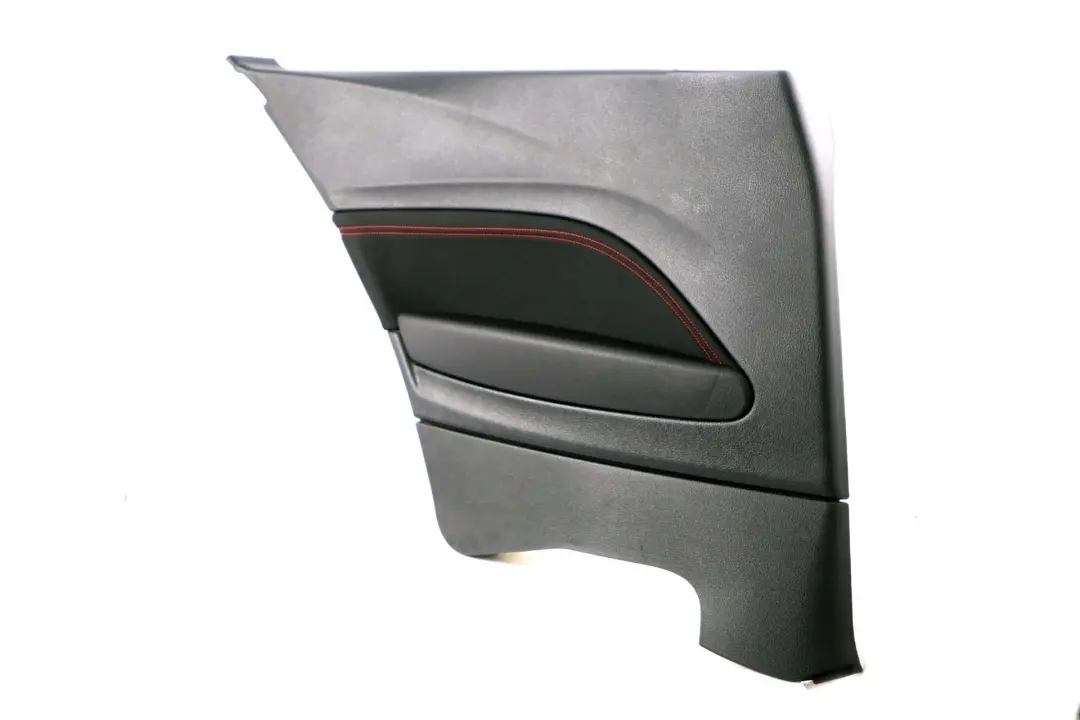 BMW F21 Trasero Izquierdo Lateral Panel Revestimiento Tela Antracita Rojo