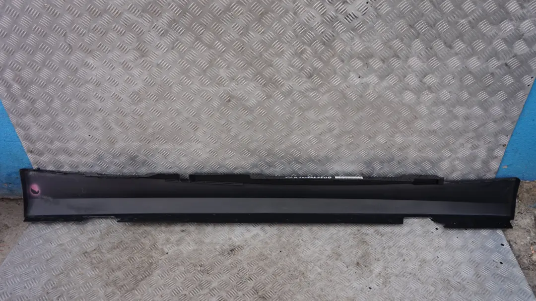 BMW E87 LCI Bas de Porte Couverture Seuil A Gauche Noir