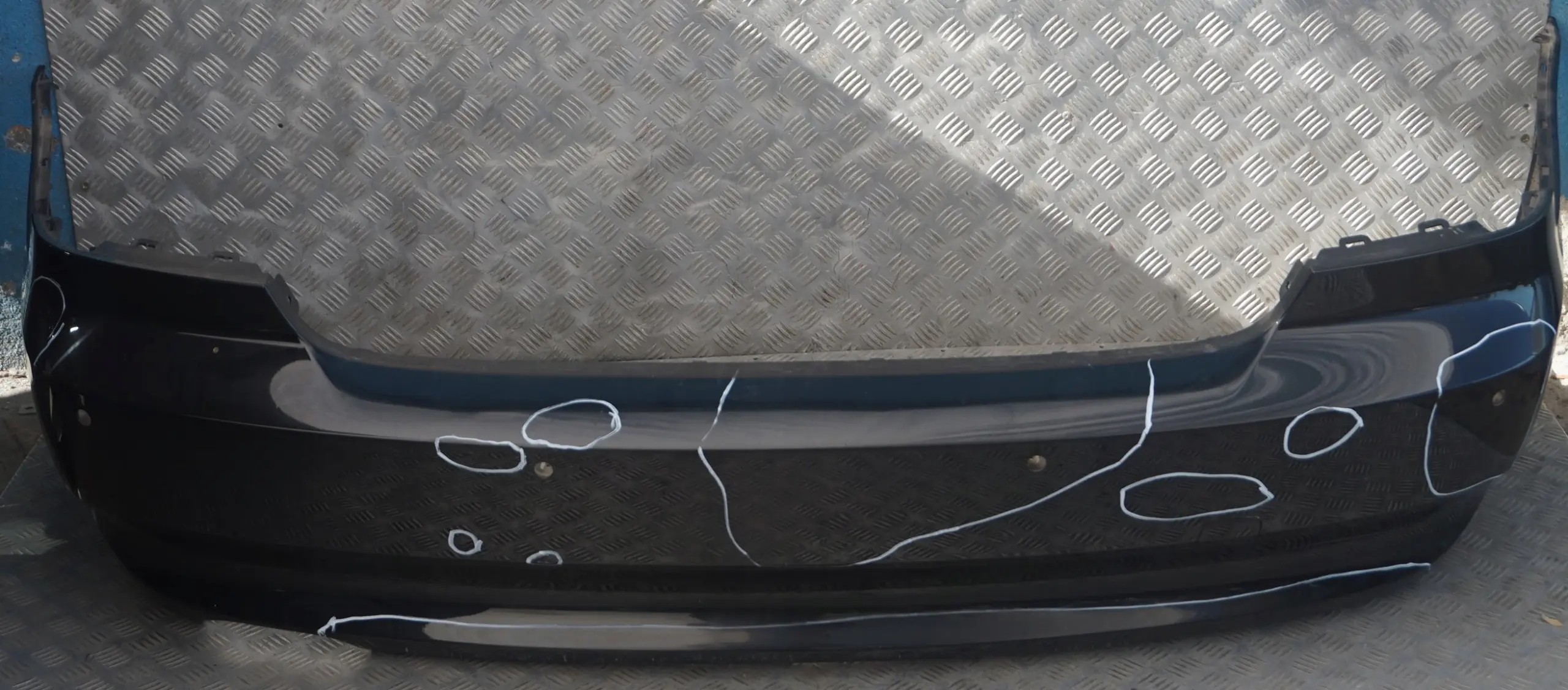 BMW 3 SERIES 1 E92 E93 Rear Bumper Panel PDC Black Sapphire Metallic - 475