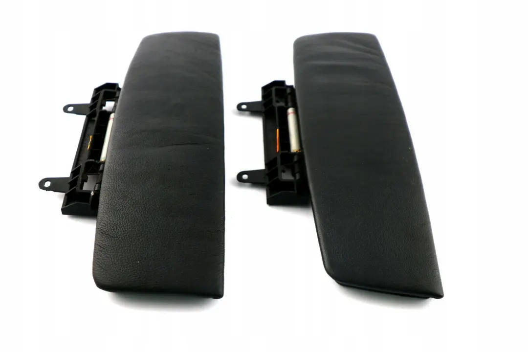 BMW E65 E66 E67 Set Cover Centre Armrest Front Leather Schwarz Black