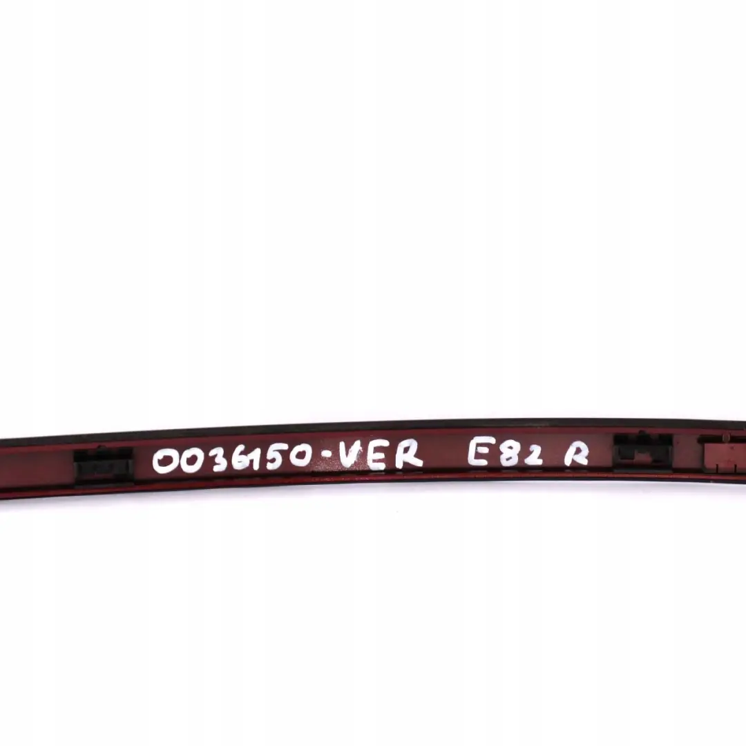 BMW E82 Coupe Derecha Techo Moldura Railing Trim Vermilionrot Rojo - A82