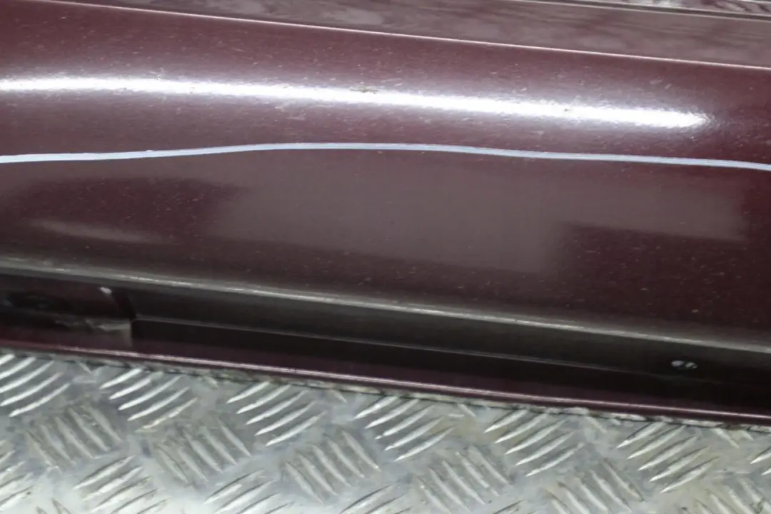 BMW 7 E65 Bas de Porte Couverture Seuil a Gauche Barbera Rouge - A39