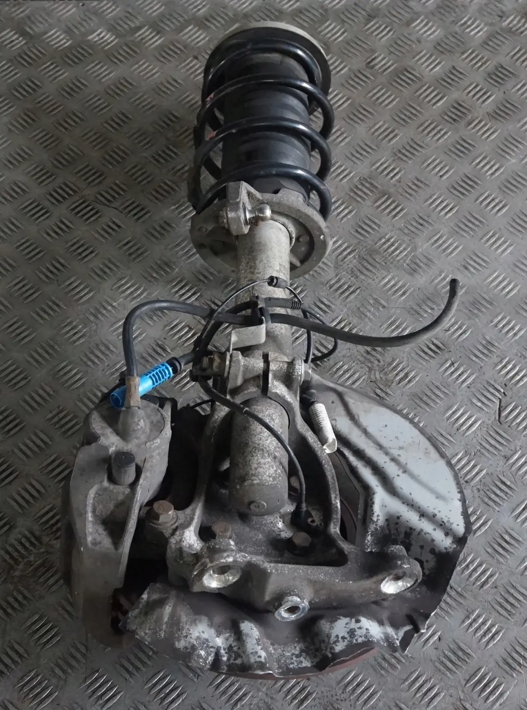 BMW E65 730d M57N Delantero Izquierdo Sport Pierna Freno Disco Suspension Carri