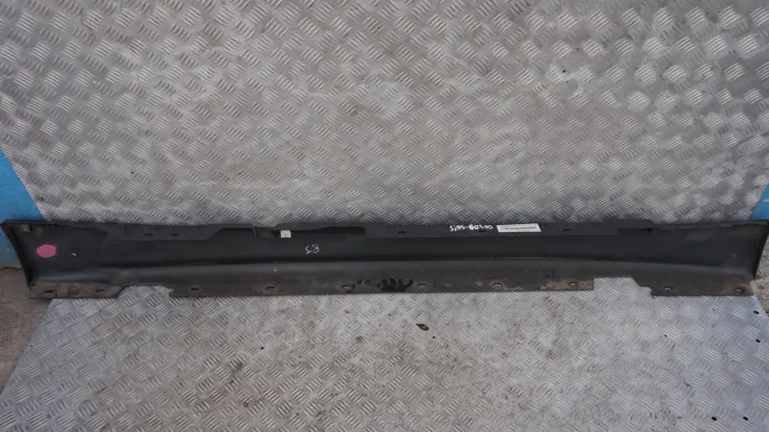 BMW 1 e E87 Bas de porte Couverture Seuil a gauche Mousseux Graphite Metallique