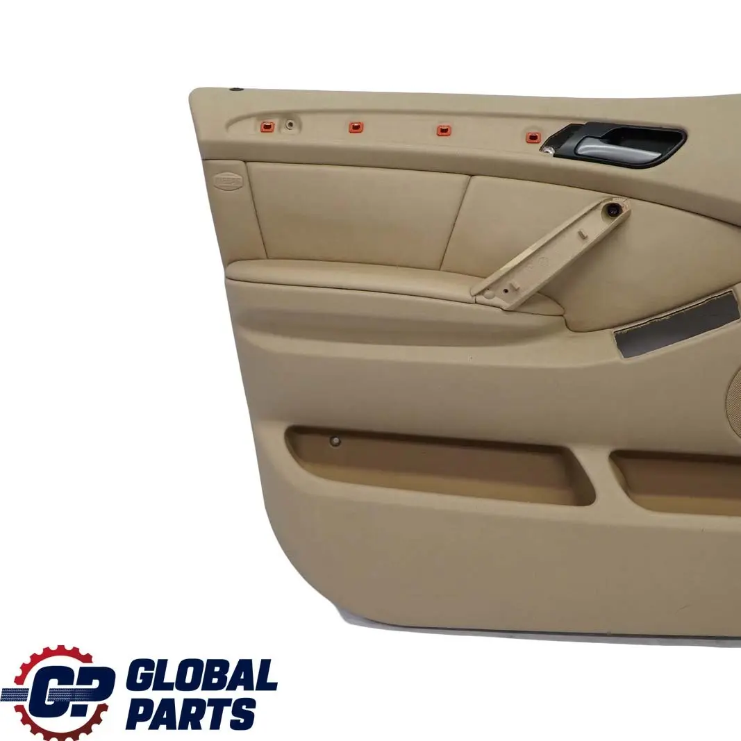 BMW X5 Series E53 Front Left N/S Door Card Trim Panel Leather Walknappa Beige