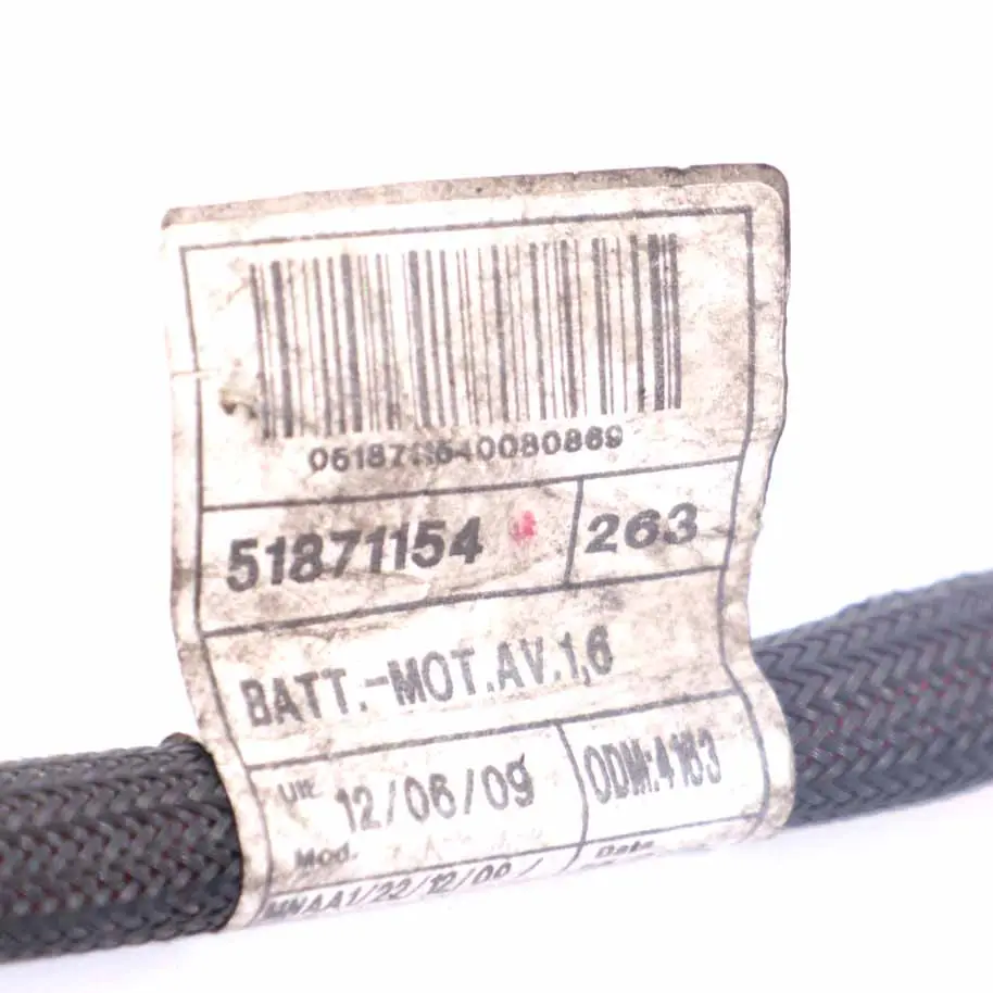 Fiat Doblo Positive Battery Cable Lead Wire Electrical Cable 51871154