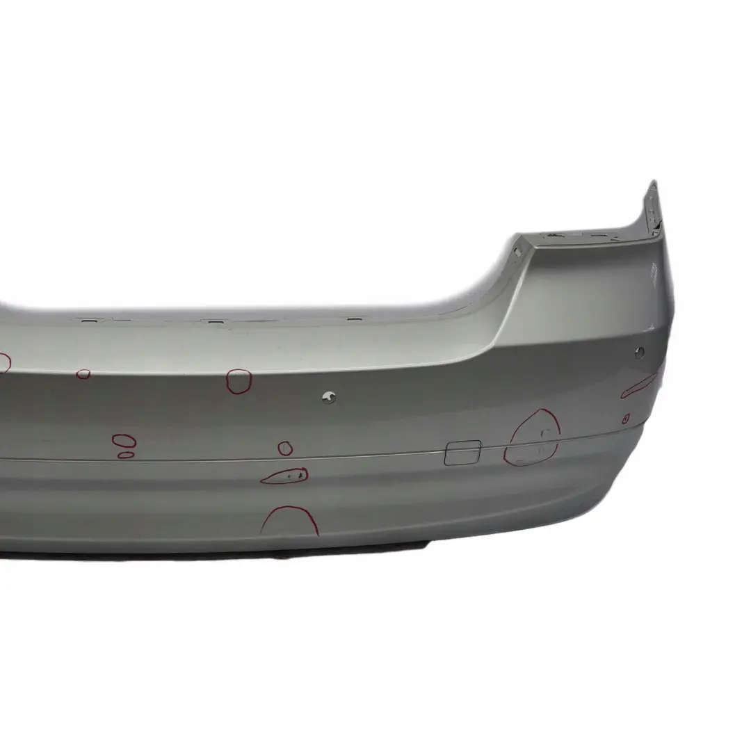 BMW 3 SERIES 2 E90 Rear Bumper PDC Titansilber Silver Silber Metallic - 354