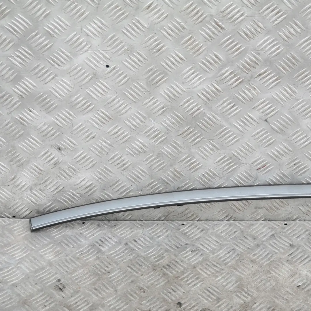 BMW 5 Series E60 Right Roof Moulding Railing Rail O/S Silbergrau Silver Grey