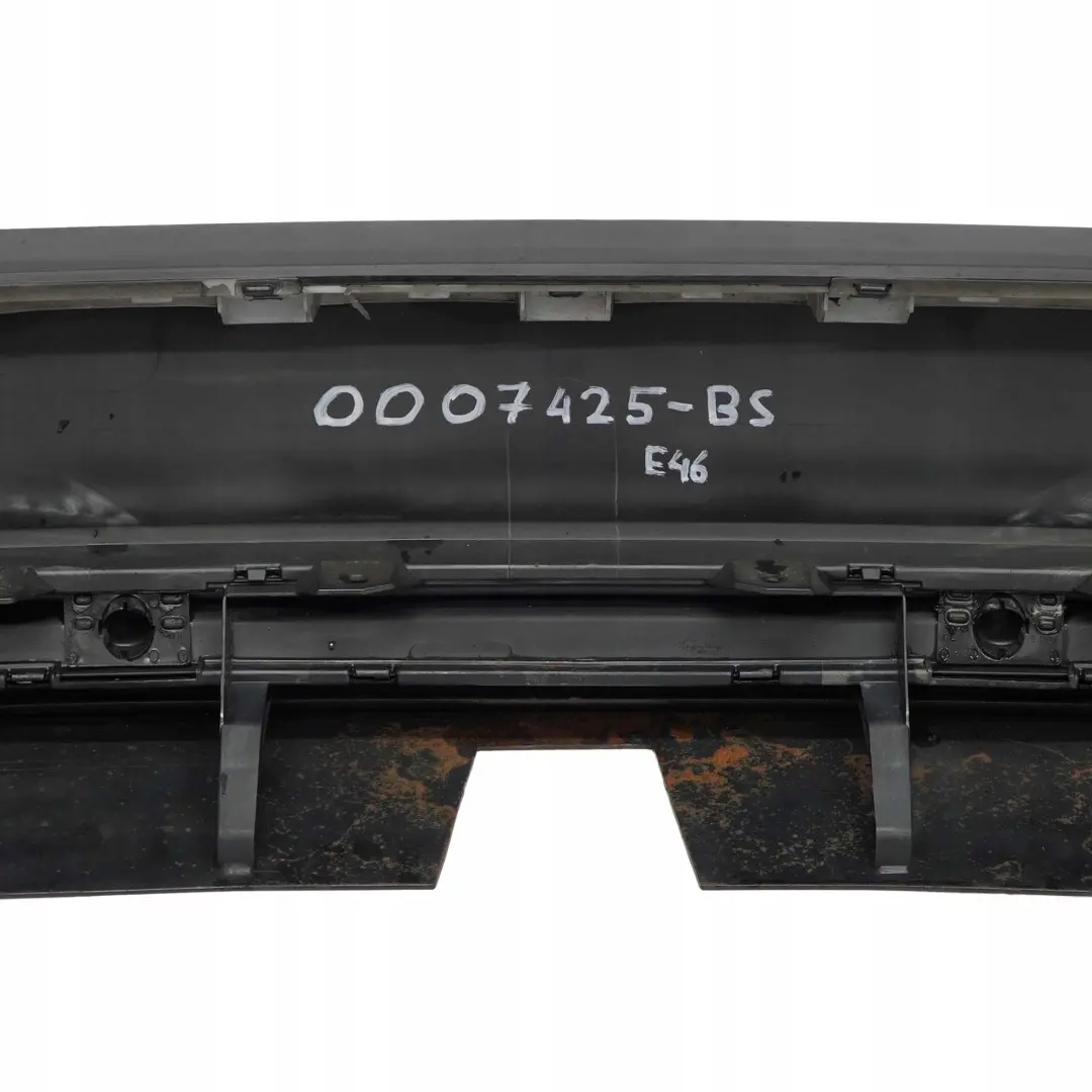 BMW 3 E46 Touring Rear Bumper Trim Panel Black Sapphire Metallic - 475