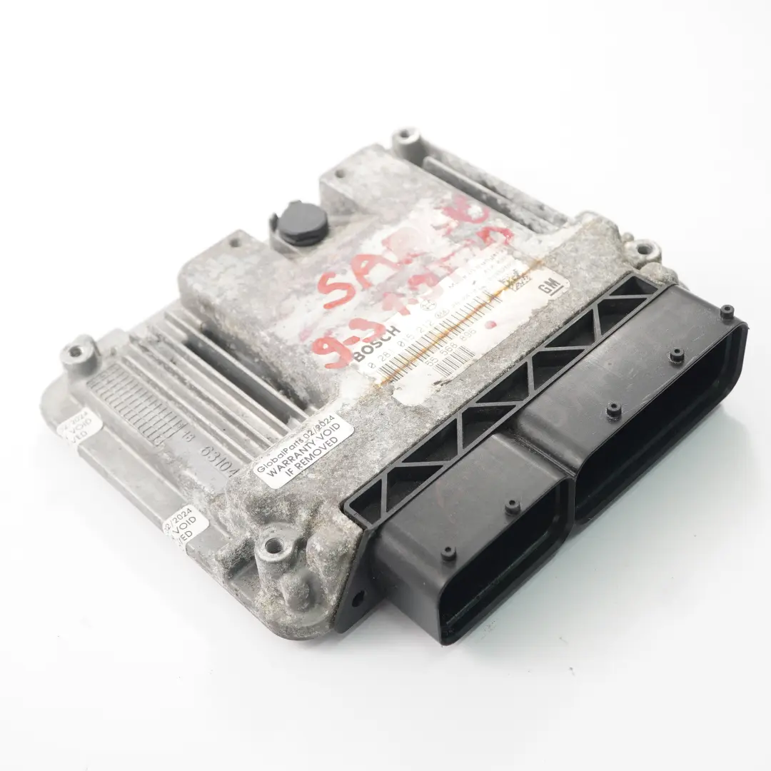 SAAB 9-3 1.9 TTiD ECU DDE Moduł jednostki sterującej silnika 55568896