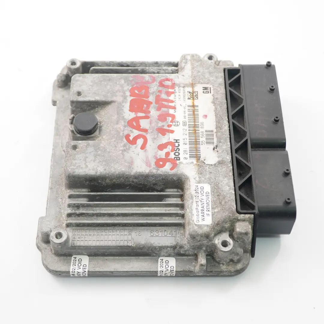 SAAB 9-3 1.9 TTiD ECU DDE Moduł jednostki sterującej silnika 55568896