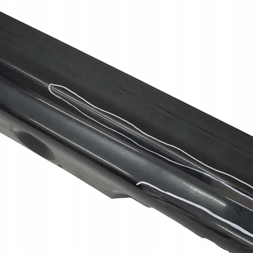 BMW 3 Series E46 Left N/S Side Sill Skirt Kick Panel Black Sapphire - 475