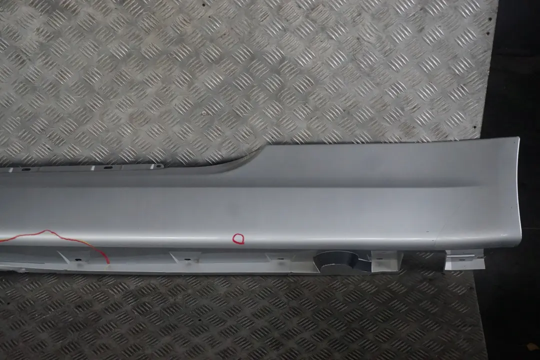 BMW 6 E63 E64 Puerta Sill Side Cover Falda Izquierda Titansilber Plata 354