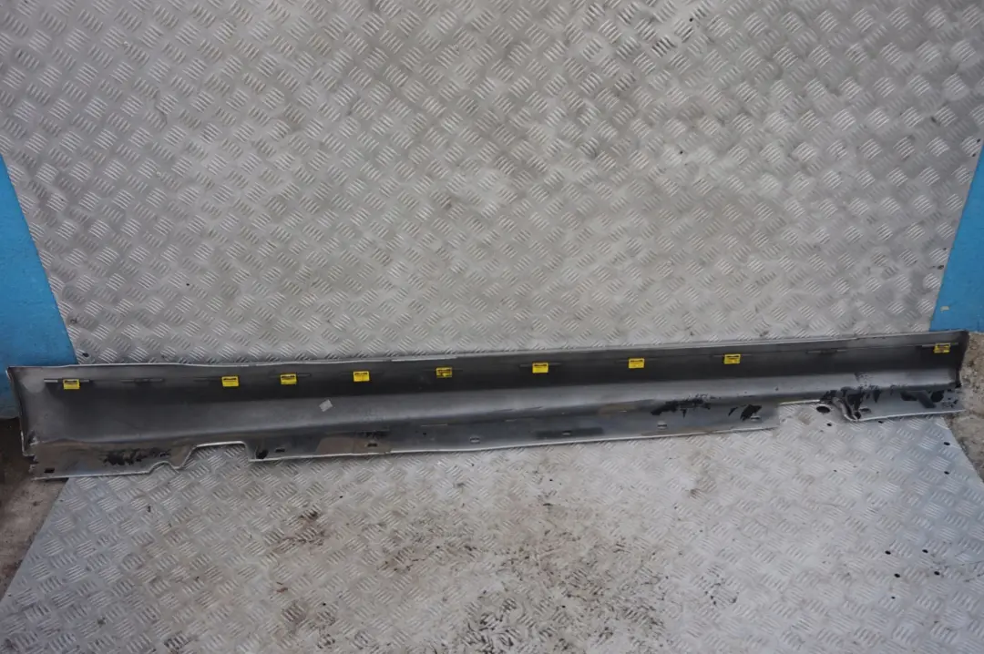 BMW 3 E90 E91 Bas de Porte Couverture Seuil a Gauche Argent Titane Argente