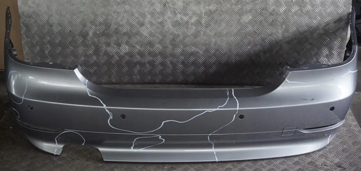 BMW 5 Series E60 3 Saloon Rear Bumper PDC Silbergrau Grey Metallic - A08