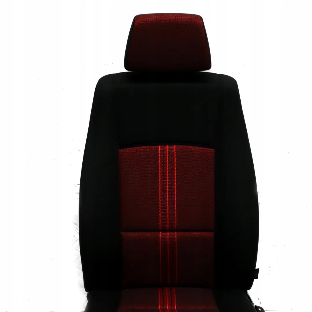 BMW X1 E84 Front Left N/S Seat Cloth Fabric Anthracite Median Vermilion Rot Red